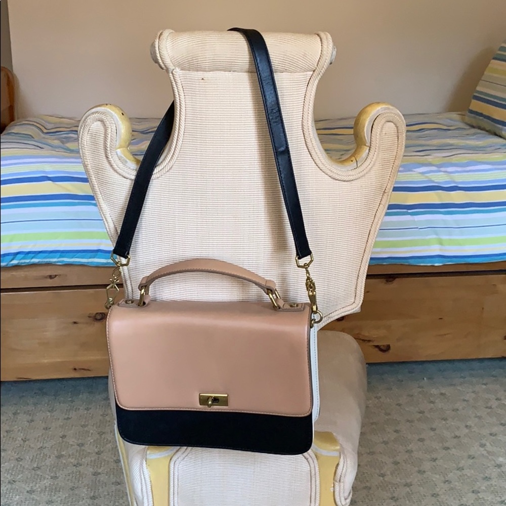 J Crew tricolor shoulder bag
